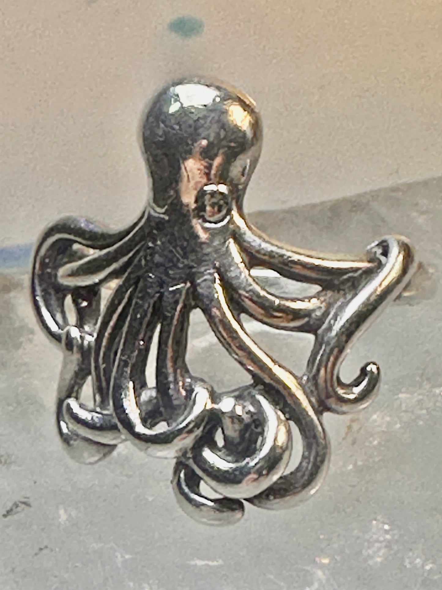 Octopus ring kabana ocean beach sterling silver size 7.75 women