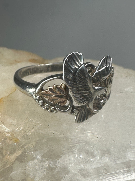 Eagle ring size 8 Black Hills Gold sterling silver women girls