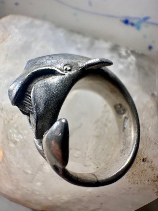 Whale ring James Yesberger size 7 sterling silver women