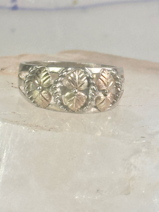 Black Hills Gold Ring wedding band Size size 8.75 sterling silver women men