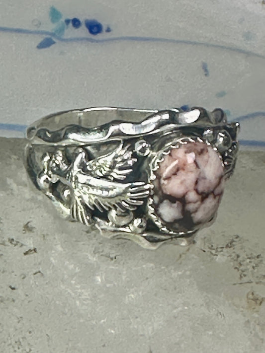 Navajo Eagle ring wildhorse turquoise size 14.50 sterling silver men