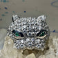 Cat ring Sonia Bitton size 8.75 Big Cat sterling silver women