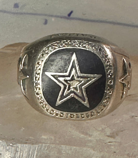 Dallas Cowboys ring football size 12.75 band sterling silver men