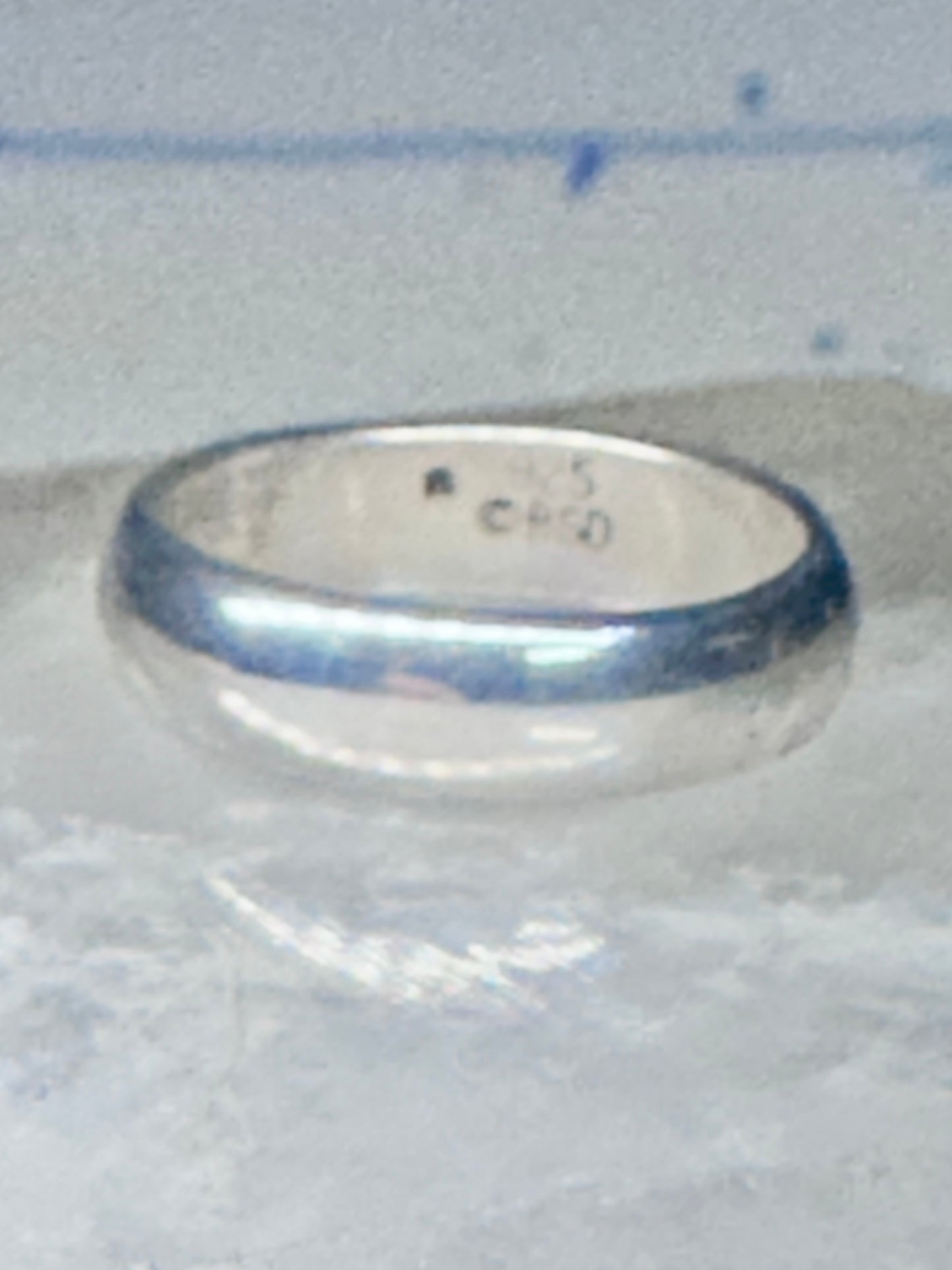 Purity ring vintage religious band size 5 sterling silver women girls pinky