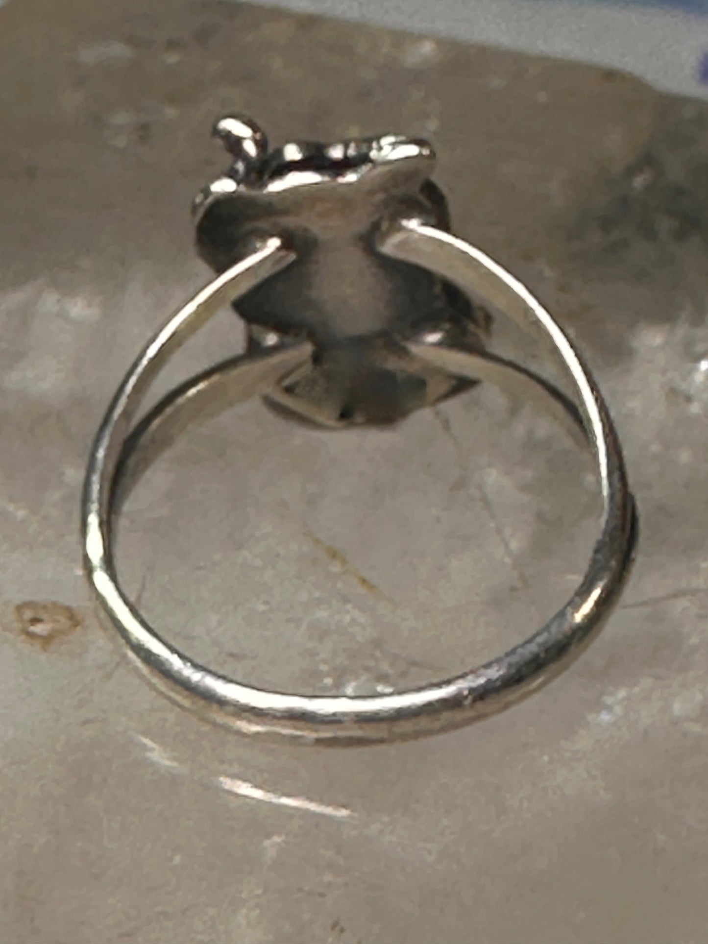 Navajo ring Mop mother of pearl size 5.50 sterling silver women girls