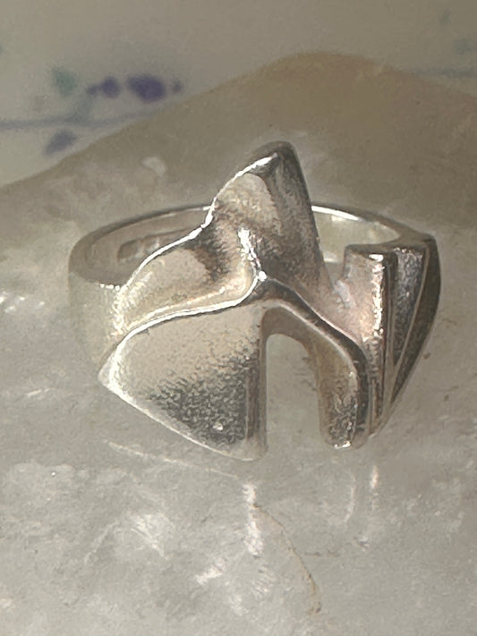 Bjorn Weckstrom ring size 6.25 band sterling silver women