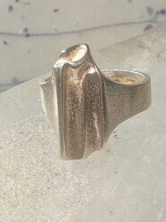 Bjorn Weckstrom ring size 7 band "Shuttle "sterling silver women circa 1970's