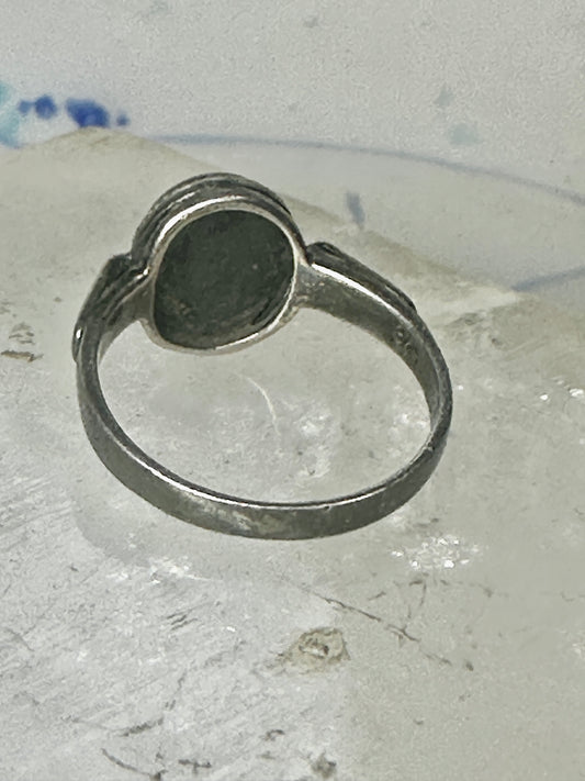 Azurite ring size 5.75 sterling silver women girls