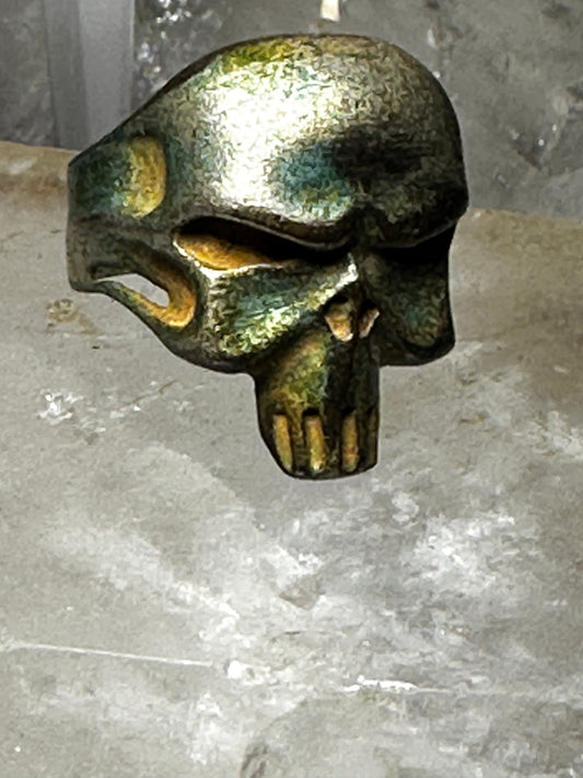 Skull ring size 9.50. biker unknown metal women men