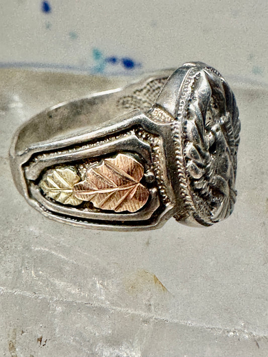 Eagle ring Black Hills Gold size 12.75 sterling silver women men