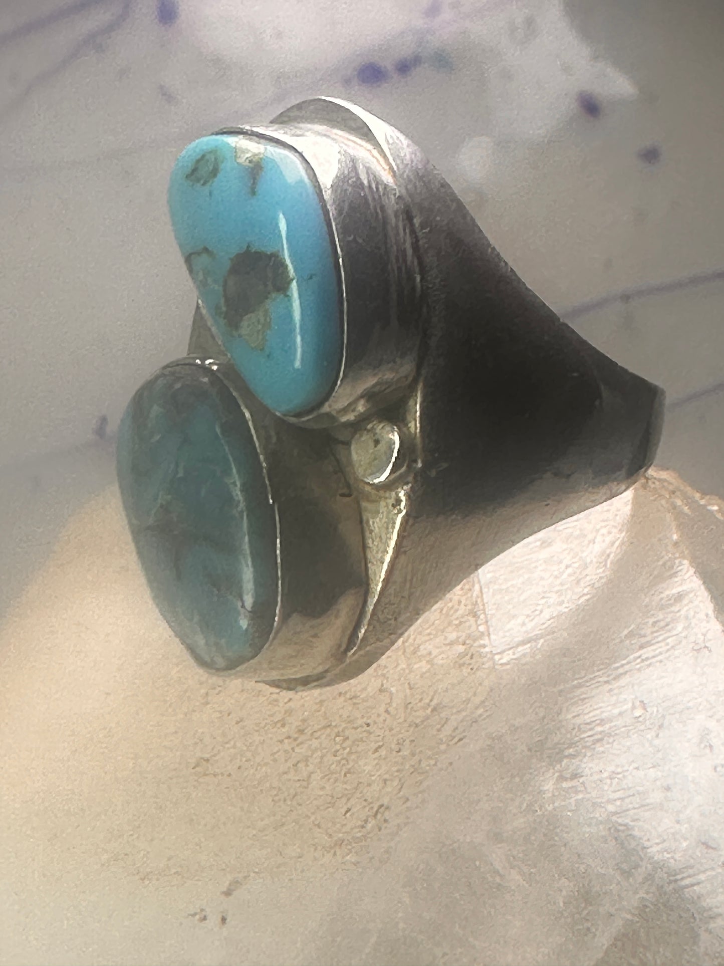 Navajo turquoise ring size 11.25 sterling silver girls women men