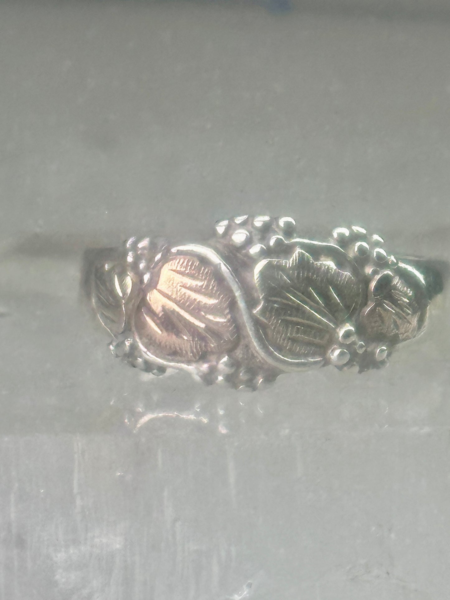 Black Hills Gold ring wedding band size 11.50 sterling silver women men AS IS CUT BAND