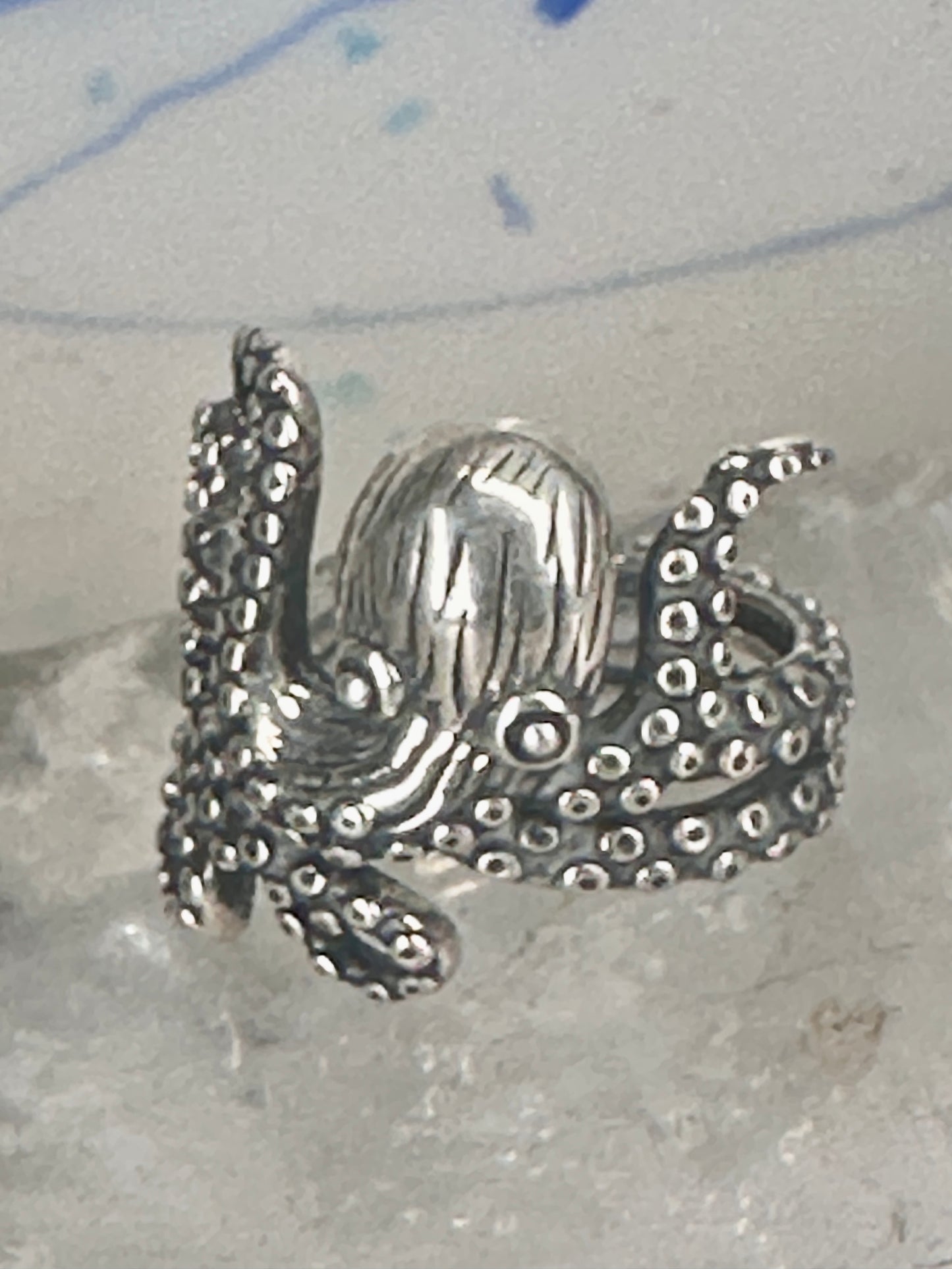 Octopus ring band size 5 sterling silver women girls
