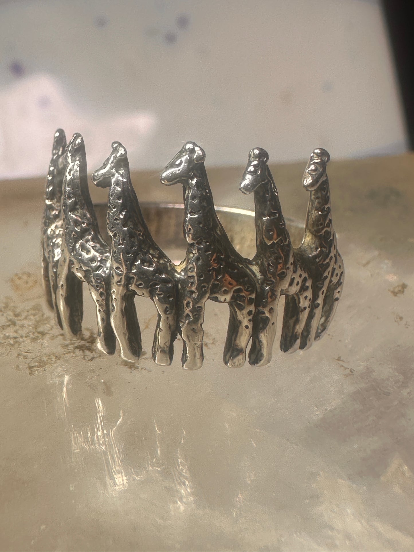 Giraffe ring Kabana size 5.75 sterling silver women