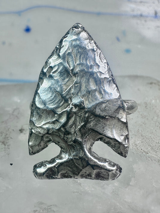 Arrow ring vintage southwest band size 8 sterling silver women girls