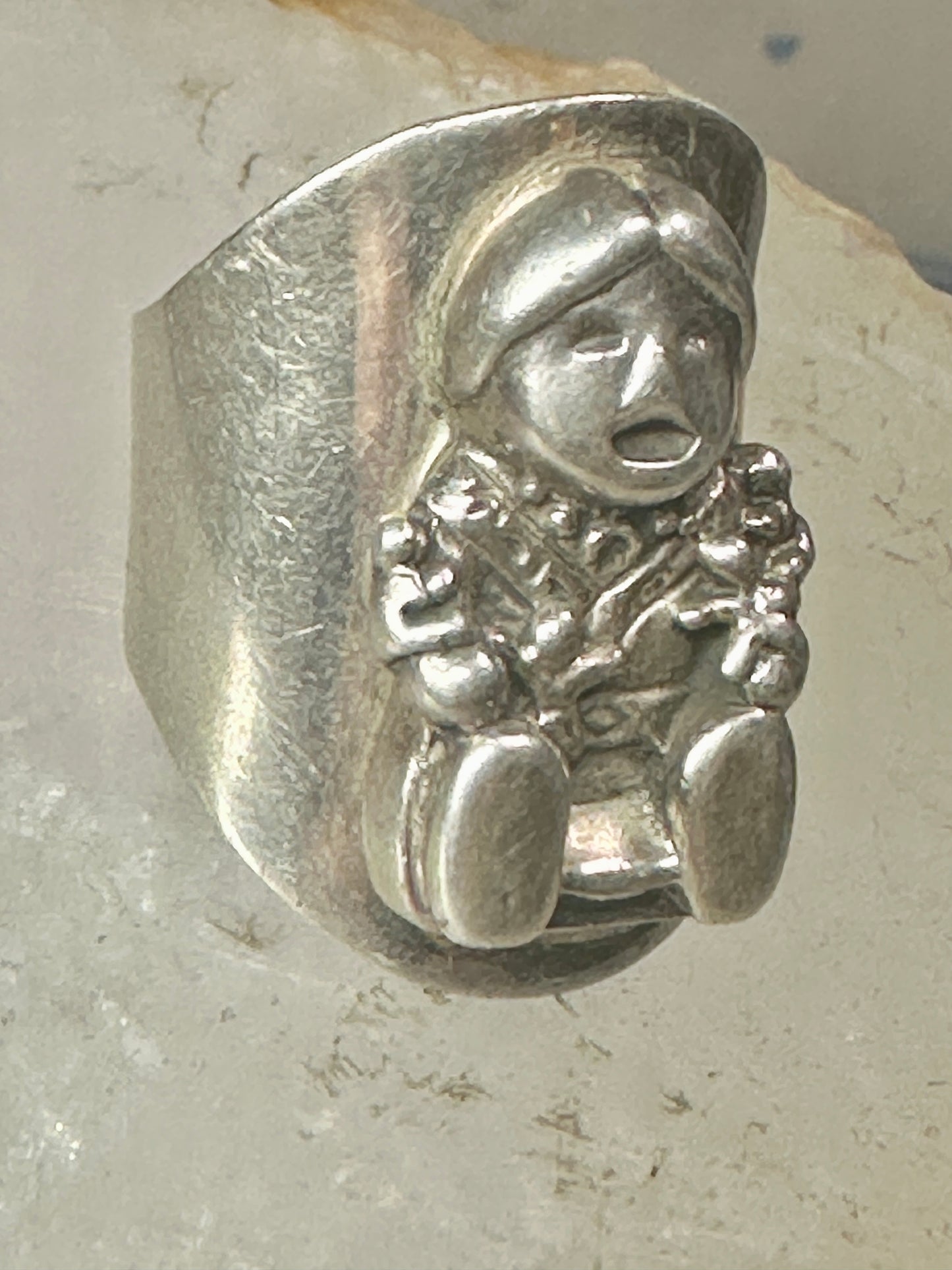 Storyteller ring size 5.50 Navajo sterling silver women