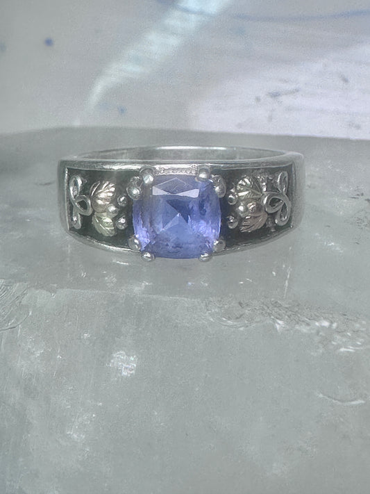 Black Hills Gold Ring wedding band size 9.50 sterling silver men women