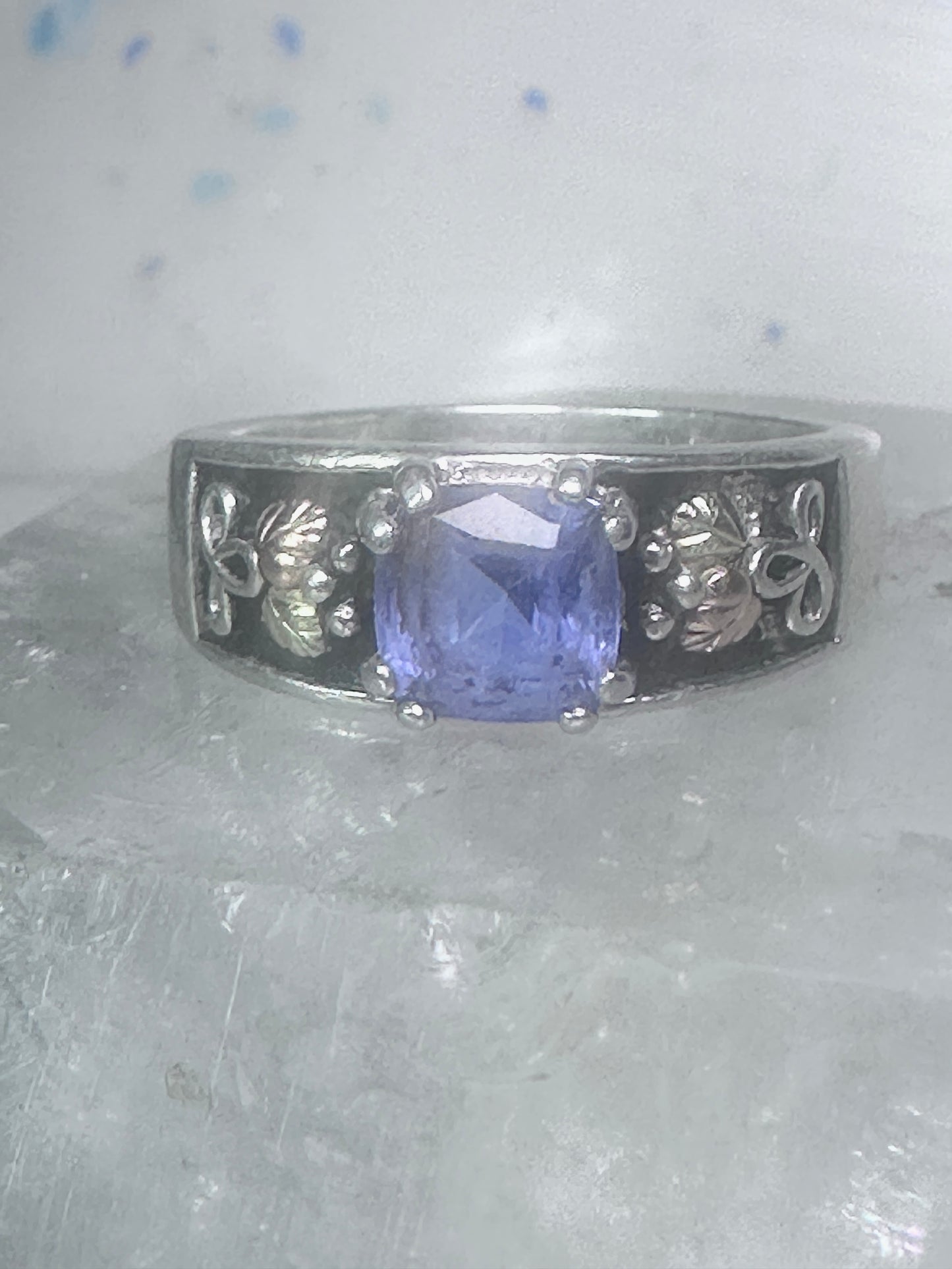 Black Hills Gold Ring wedding band size 9.50 sterling silver men women