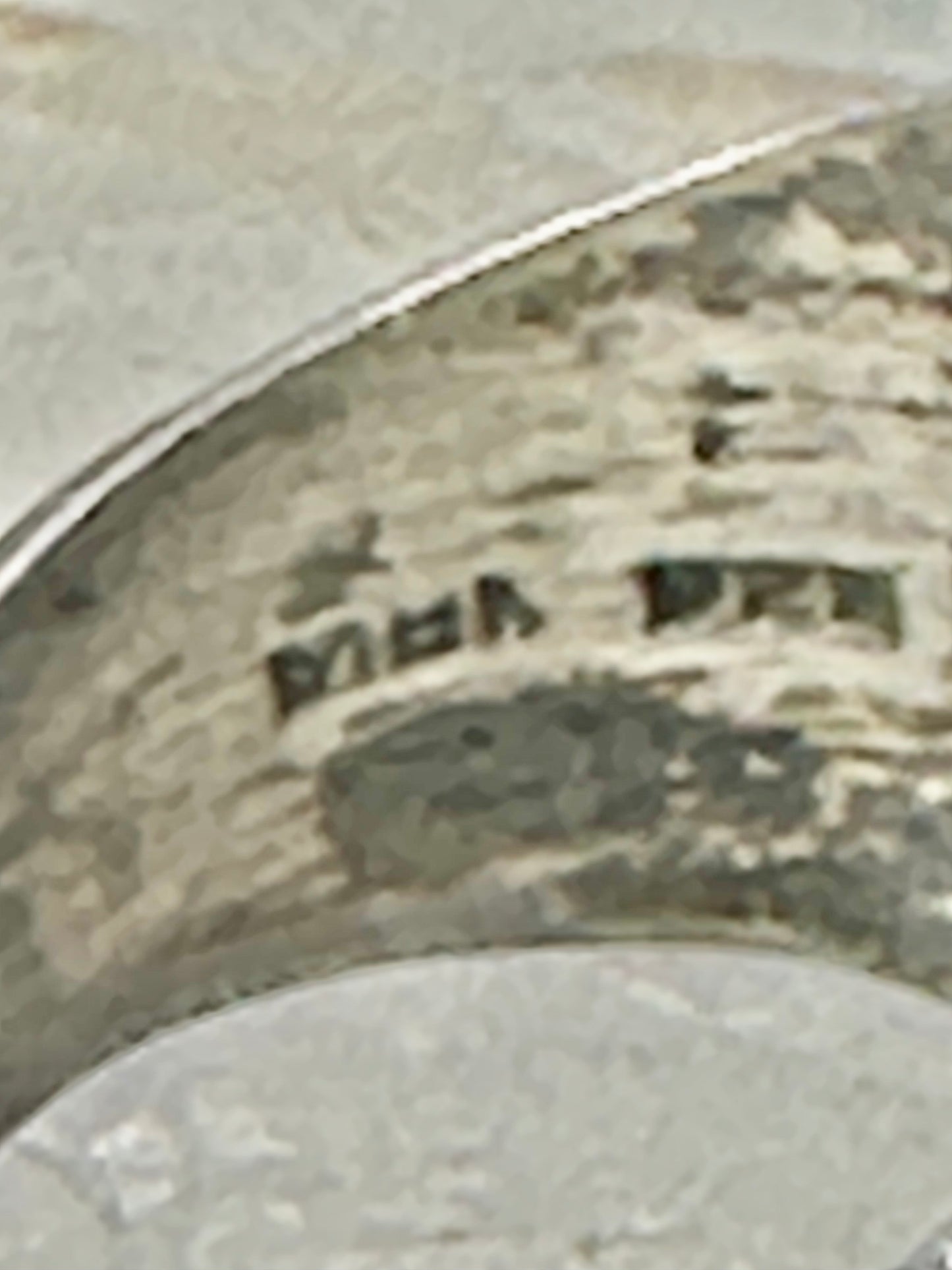 Onyx ring Taxco Mexico size 10 sterling silver women men