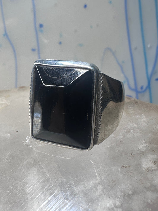 Modern ring size 10.50 sterling silver women men