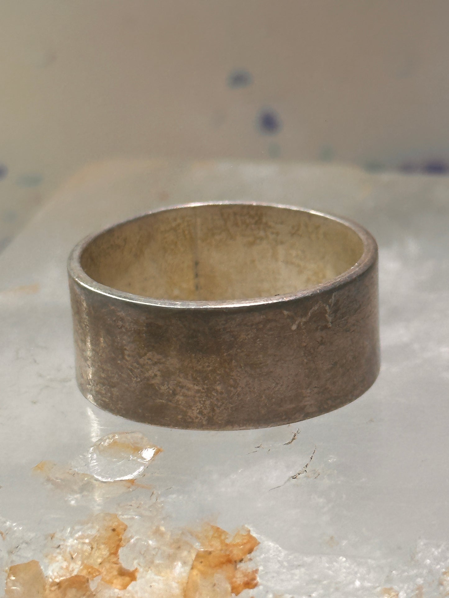 Mexican ring wedding band size 13 sterling silver women men