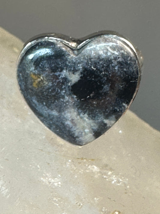 Heart ring size 7.75 love Valentine sterling silver women girls