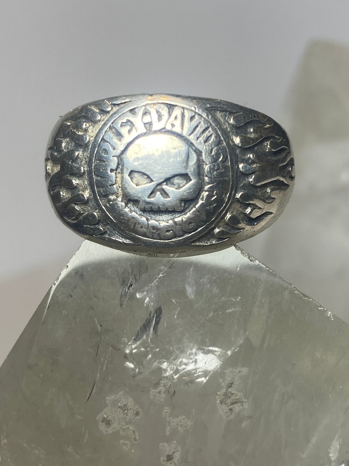Harley Davidson ring biker sterling silver women men