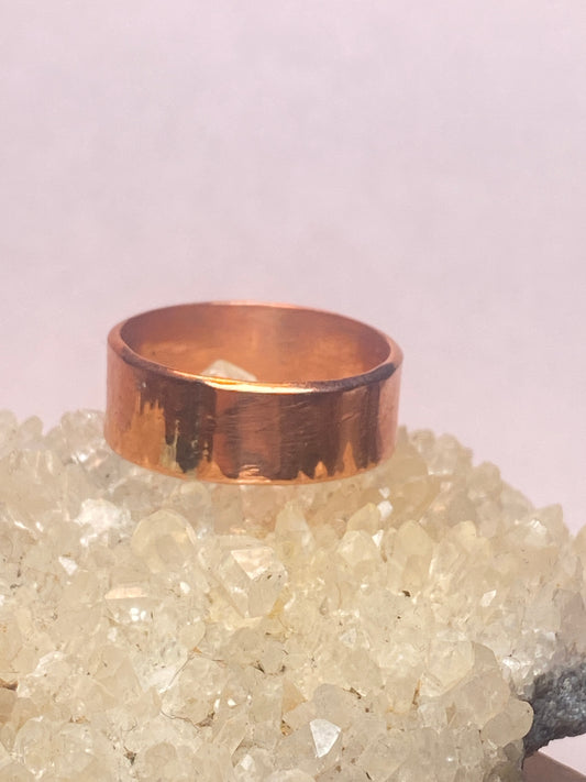 Copper ring size 11.25 Wedding band women men