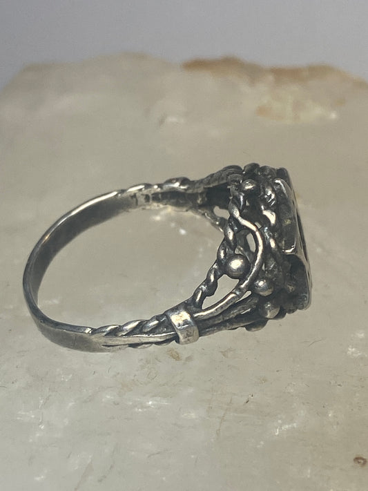 Star of David ring religious Judaica band sterling silver women girls