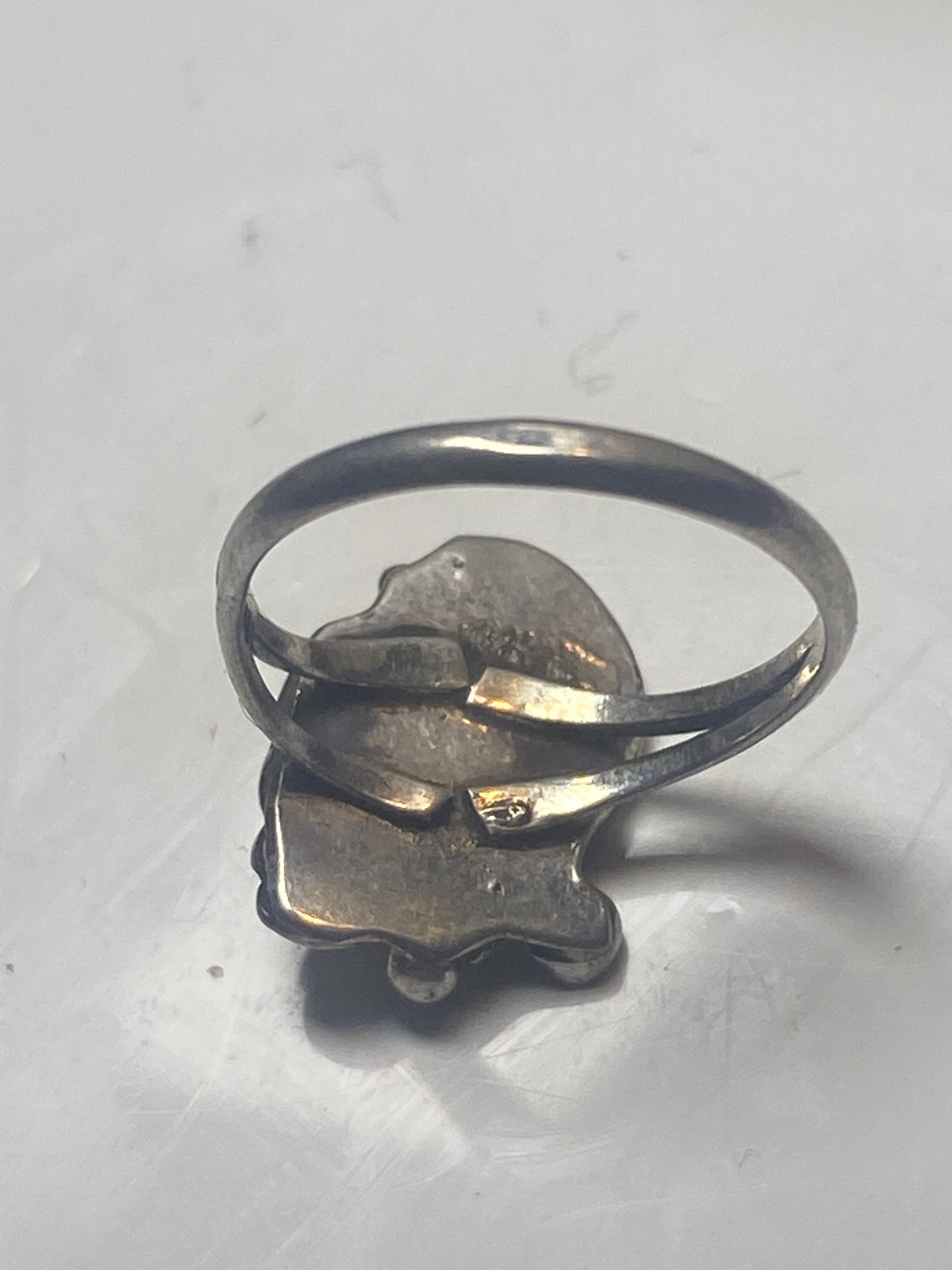 Mother of pearl Ring southwest pinky sterling silver women girl r