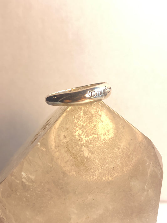 Daughter ring size 9 Mothers Day Gift sterling silver women girls