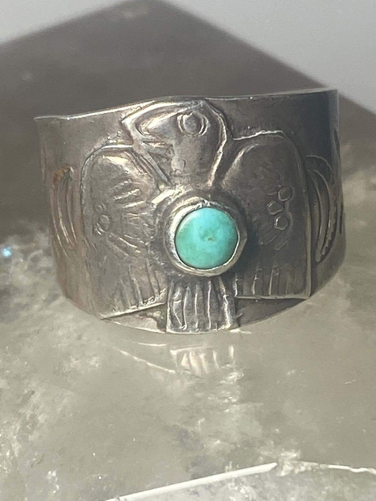 Phoenix ring size 5.25 southwest turquoise sterling silver women girls