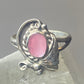 Mother of pearl Ring southwest pinky sterling silver women girl r