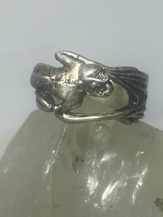 Gollum ring Lord of the Rings hobbit band sterling silver women girls boys