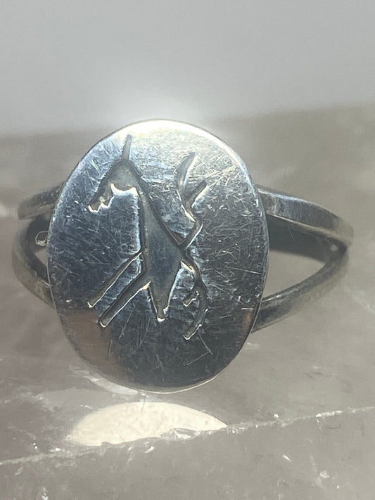 Road runner ring sterling silver southwest bird women girls