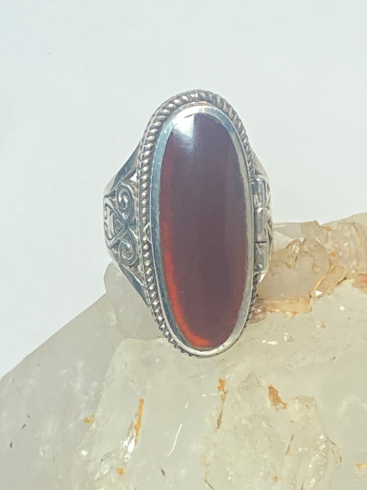 long Poison ring southwest sterling silver women girls