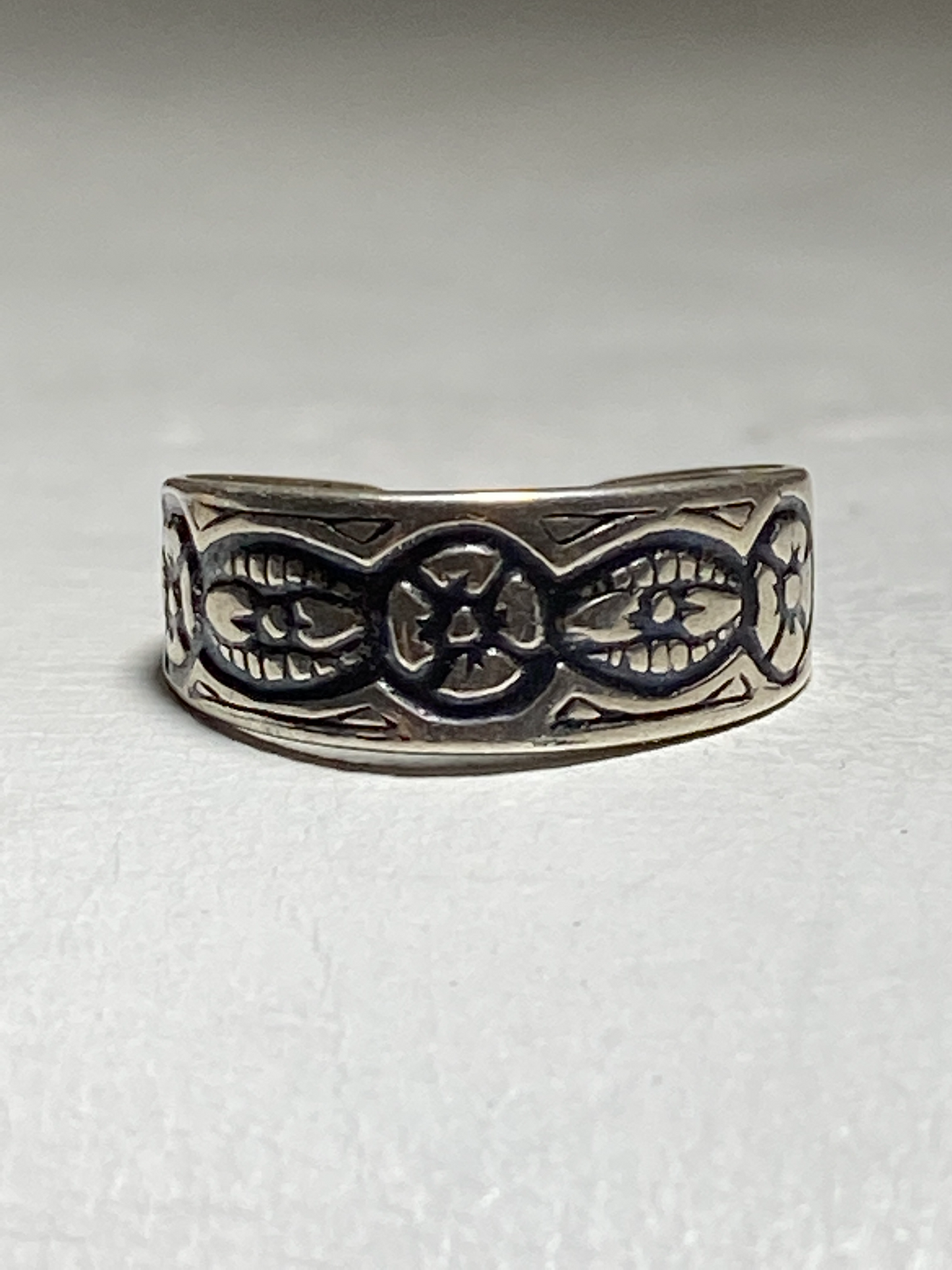 flower toe ring flowers toe band women girls sterling silver