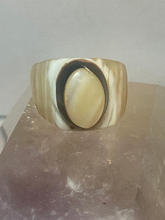 Shell ring size 6 southwest boho women men