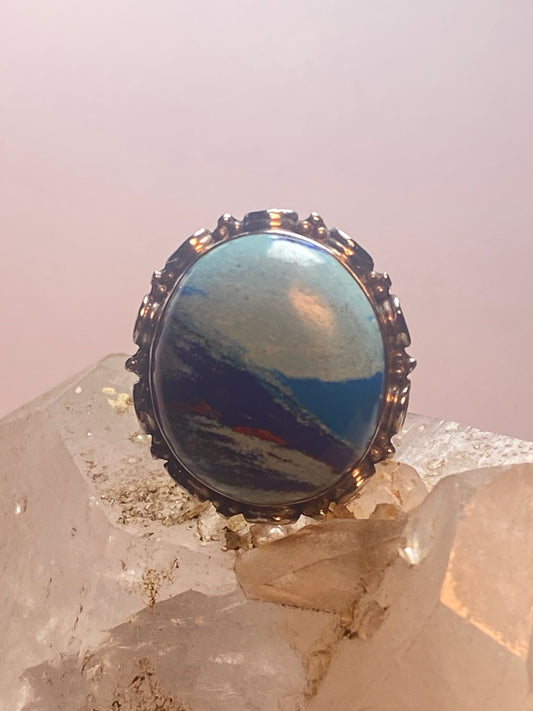 Rainbow Casilica ring size 7.75 sterling silver women girls