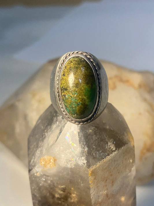 Turquoise ring southwest long sterling silver women girls