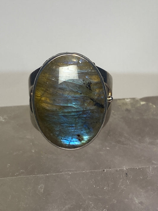Poison ring Labradorite Sajen sterling silver women girls