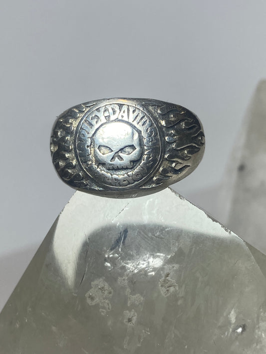 Harley Davidson ring biker sterling silver women men