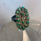 Turquoise ring size 6.25 Zuni Petite point southwest sterling silver girls women