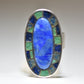 Blue Lapis Ring size 4.75 Long Carolyn Pollock  Sterling Silver