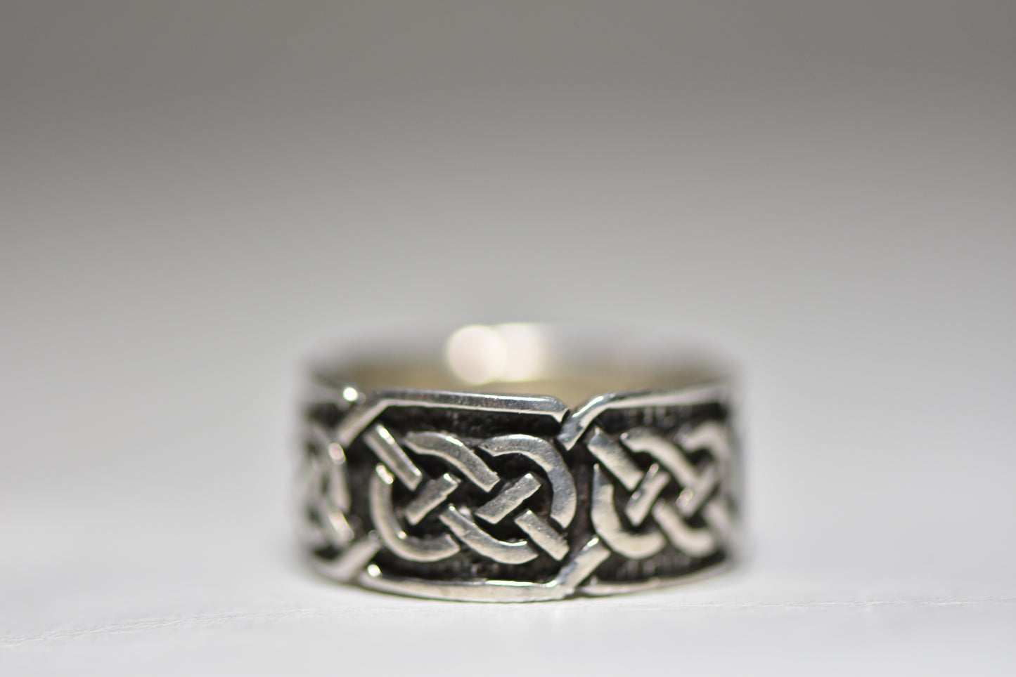 Celtic knot ring size 5.50 Irish pinky band sterling silver boys women