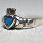 Claddagh ring love friendship turquoise sterling silver women girls