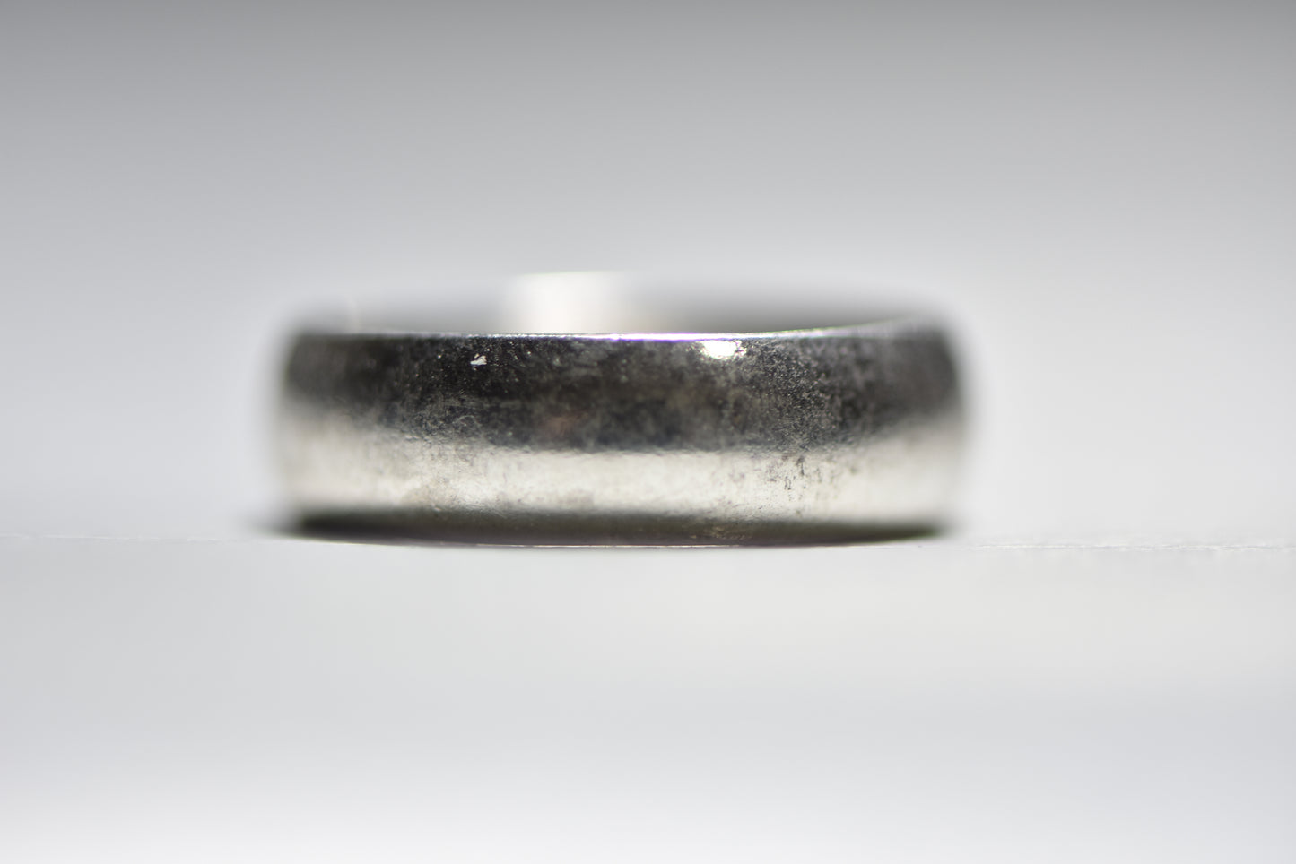 plain ring plain wedding band sterling silver women men Size 8