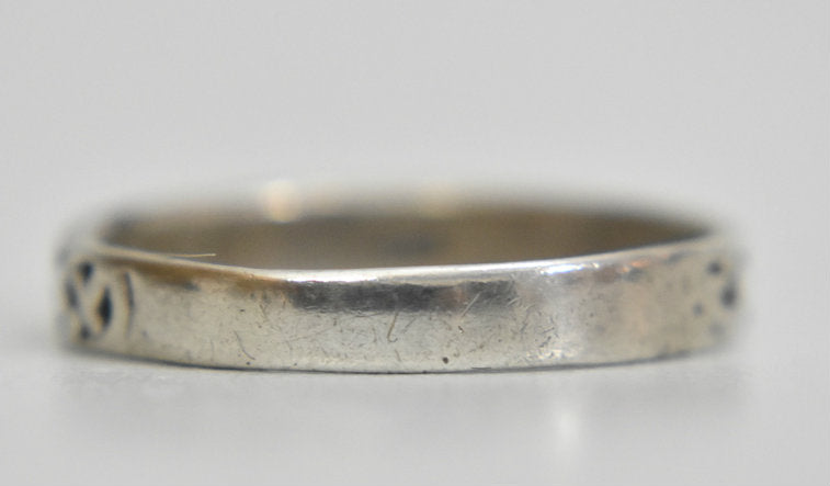 Celtic band size 12.75 slender Irish knot ring sterling silver men or women