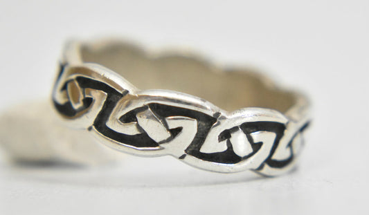 Celtic band size 11.50 Irish knot ring sterling silver men or women