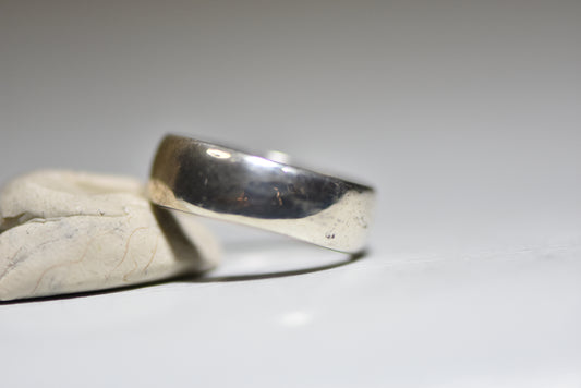 Plain band stacker ring wedding sterling silver women men l